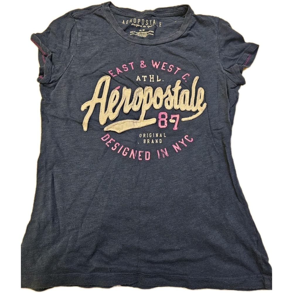 Y2K Aeropostale Graphic Tee‎ Shirt Women's M